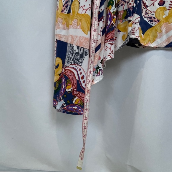 Womens Dress Small? Floral Printed Halter Cinch Waist A Line Dress - Picture 6 of 16